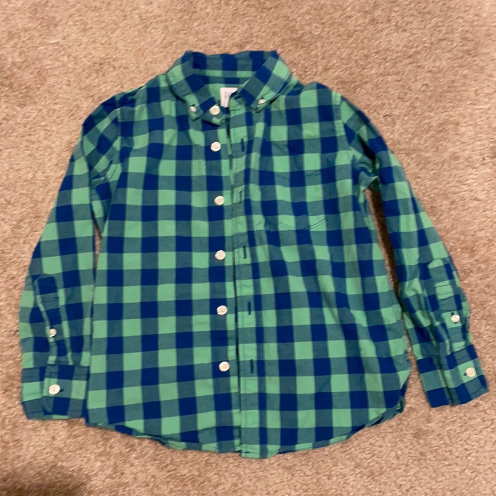Gap kids, boys long sleeve button up shirt